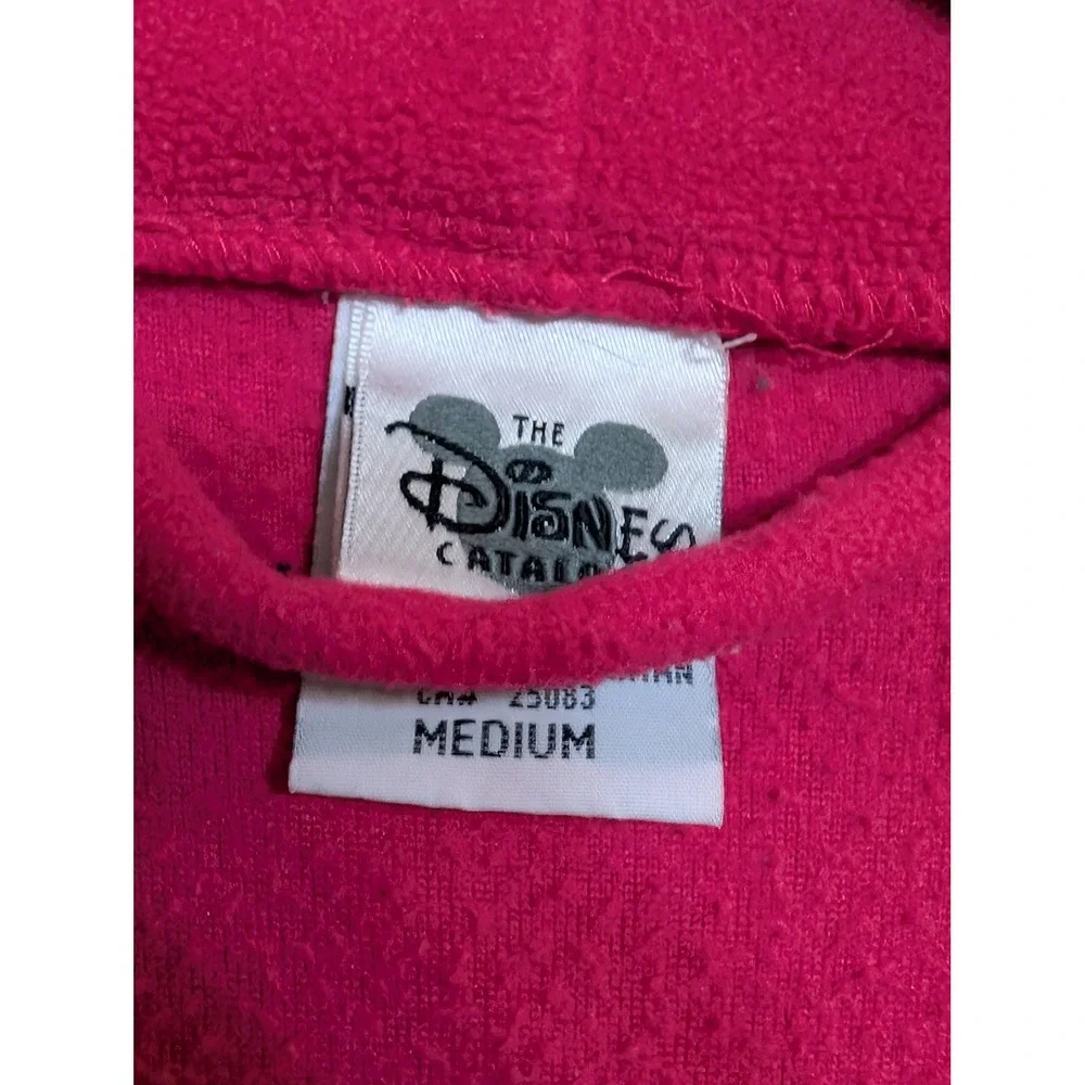 Disney Catalog Winnie the Pooh Robe Pink Fleece Medium Sleepwear‎